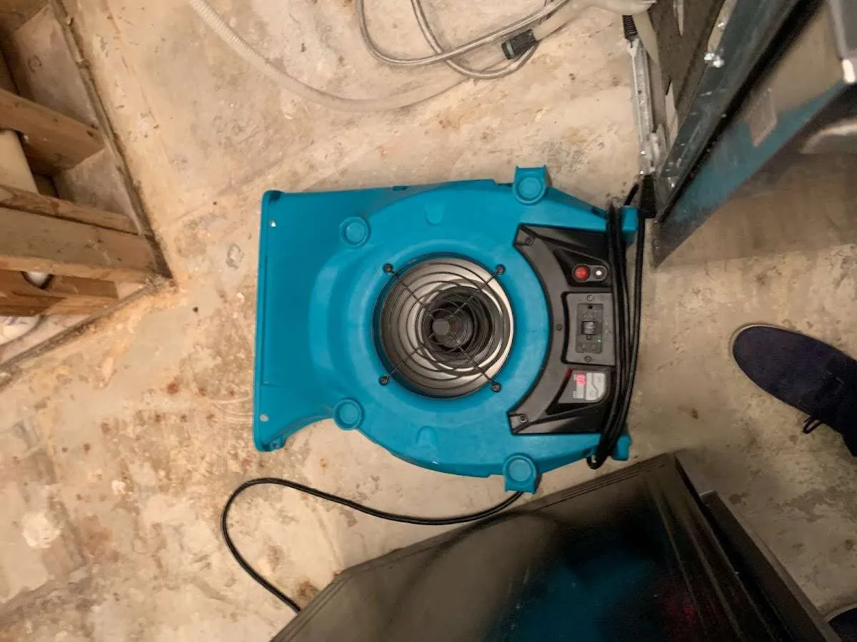 Air mover drying equipment for Mold Remediation & Removal in Des Moines